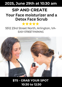 Create a Face Moisturizer + Detox Lemon Scrub