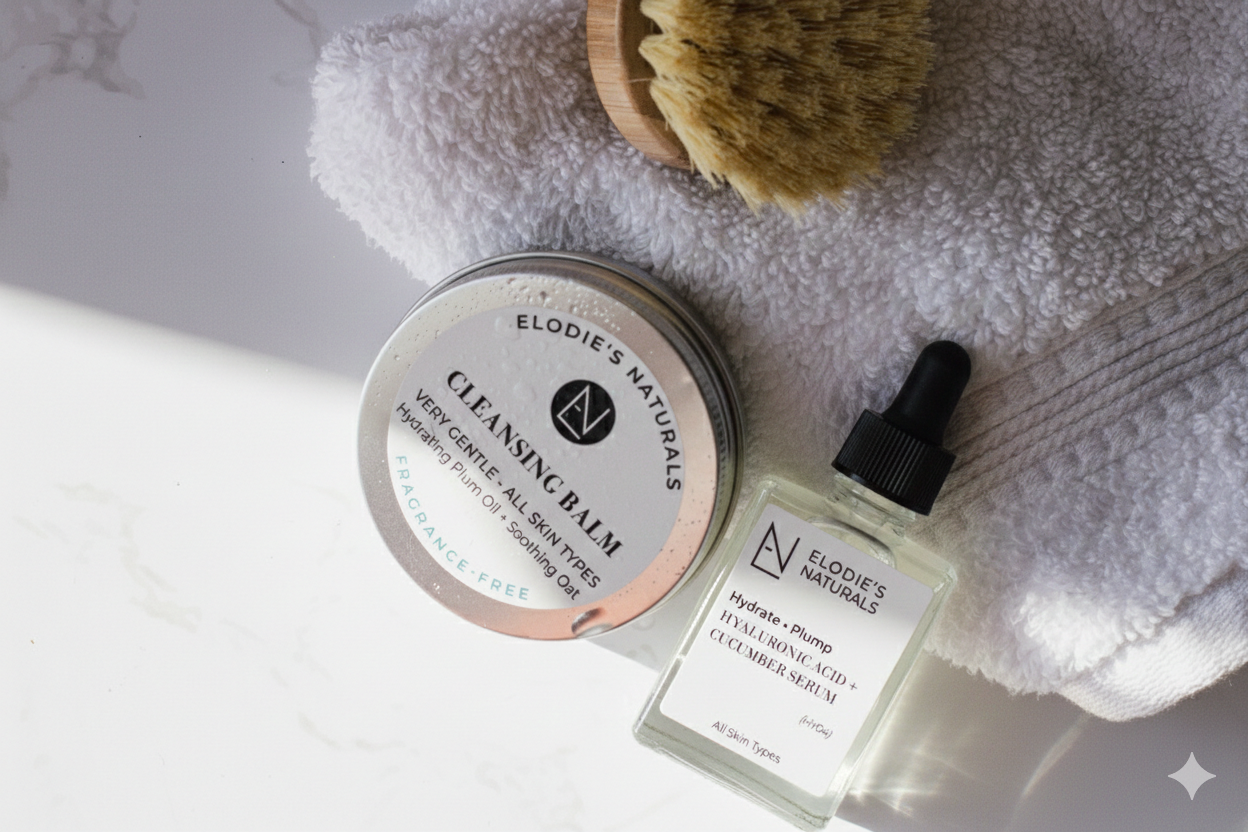 SOS Dry Skin : Gentle Cleanser + Hyaluronic Acid Serum